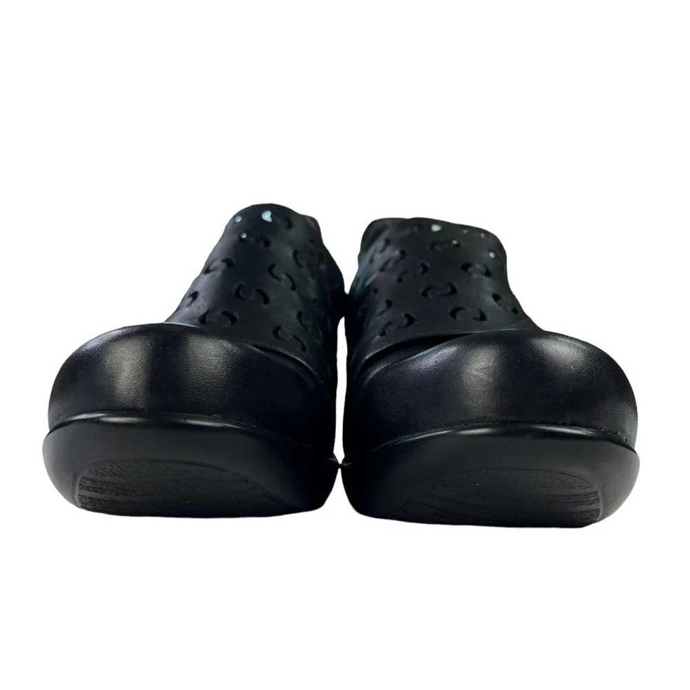 Naot Precious Black Leather Retro Boho Comfort‎ Heels Mary Jane Womens 10-10.5
